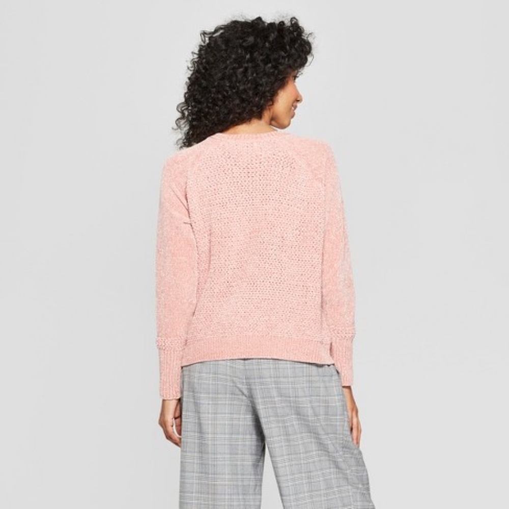 NEW Blush Raglan Chenille Pullover Sweater NWT H4 - Picture 2 of 7